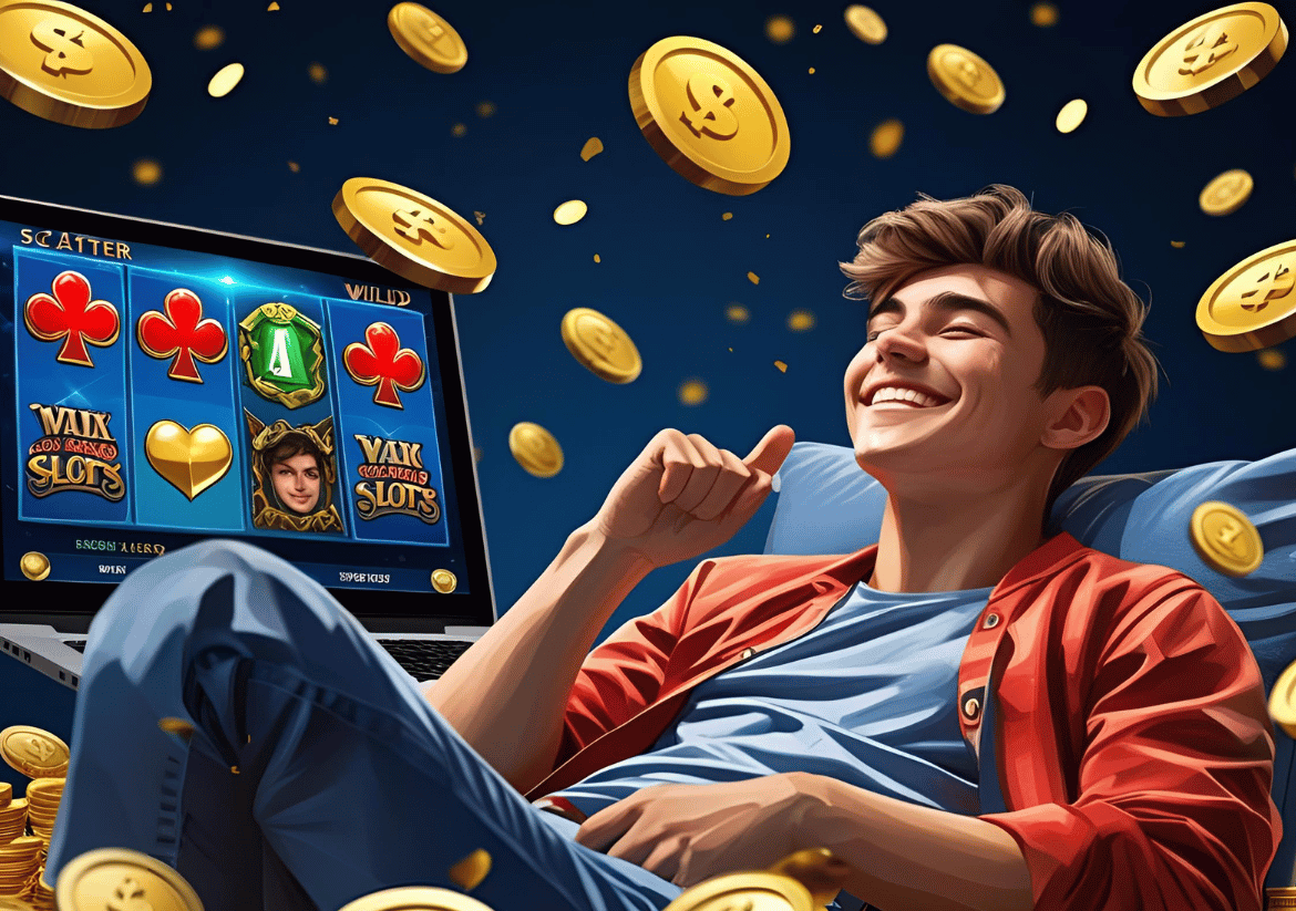 Pemain sedang menganalisa slot gacor sebelum spin pertama